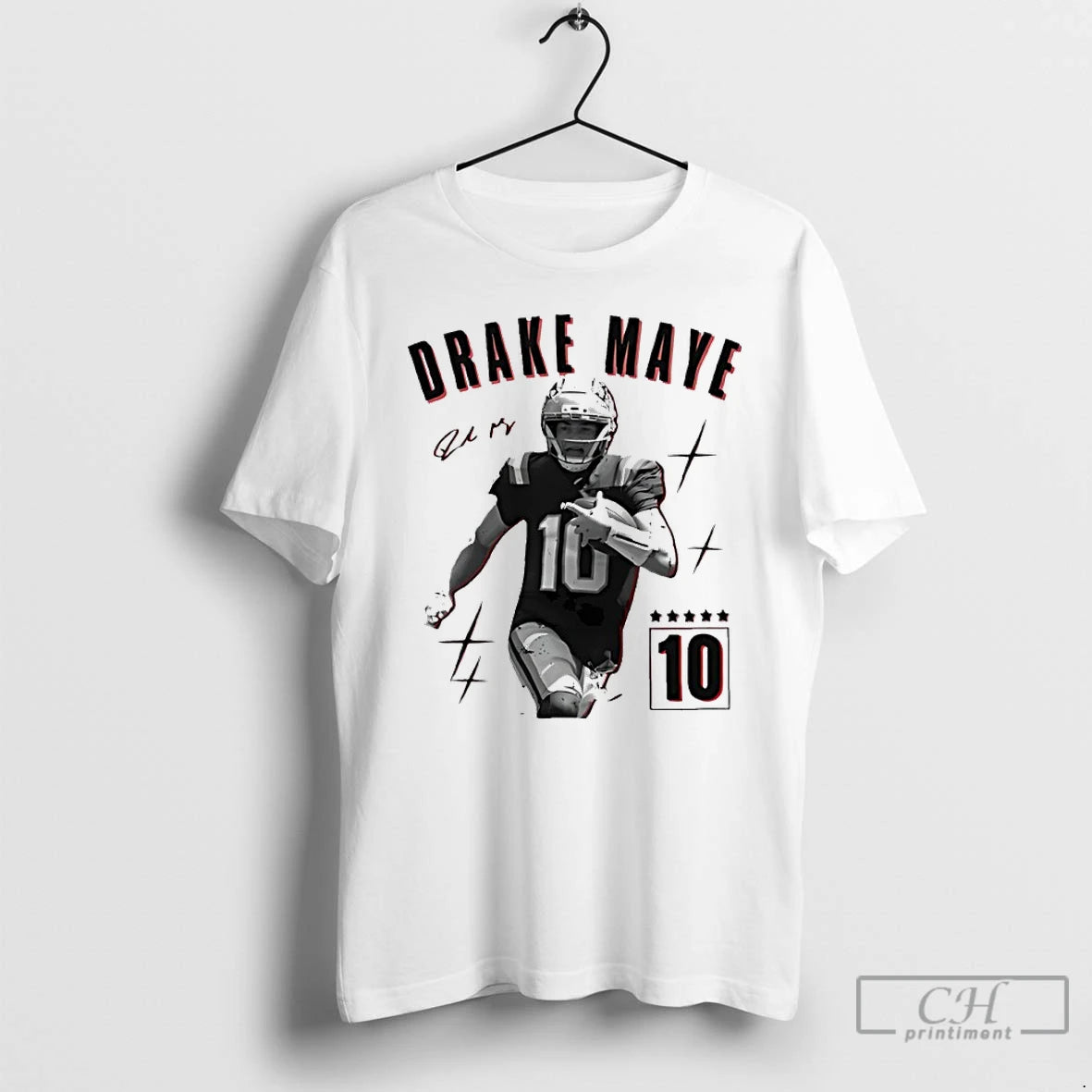 Drake Maye New England Football Signature Graphic T-Shirts, Hoodie, Sweatshirt | InkRitualCo.com