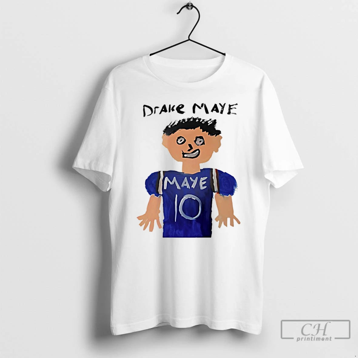 Premium Drake Maye Painting Graphic T-Shirts, Hoodie, Sweatshirt | InkRitualCo.com
