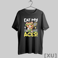 Premium Eat My Aces Tennis Bear With Racket And Ball T Shirts Hoodie, Sweatshirt | InkRitualCo.com
