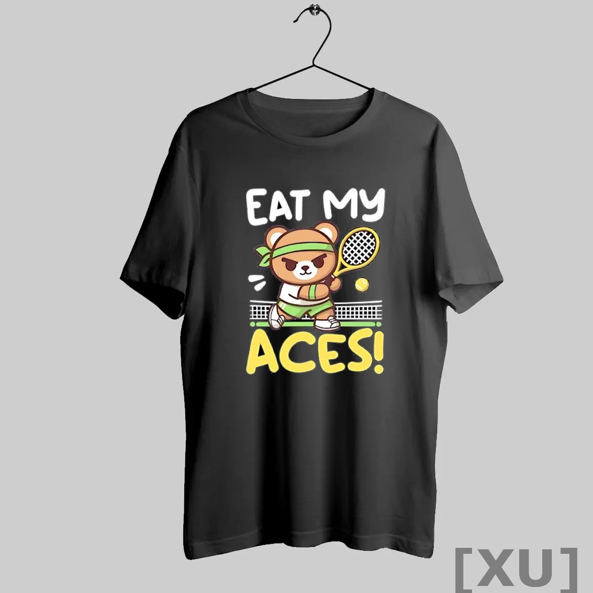 Premium Eat My Aces Tennis Bear With Racket And Ball T Shirts Hoodie, Sweatshirt | InkRitualCo.com