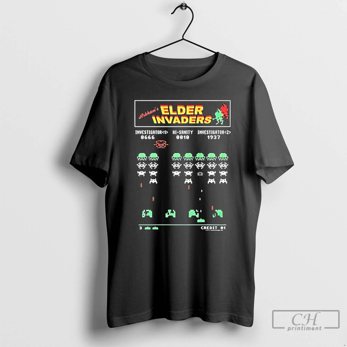 Premium Elder Invaders Space Invaders Game T-Shirts, Hoodie, Sweatshirt | InkRitualCo.com