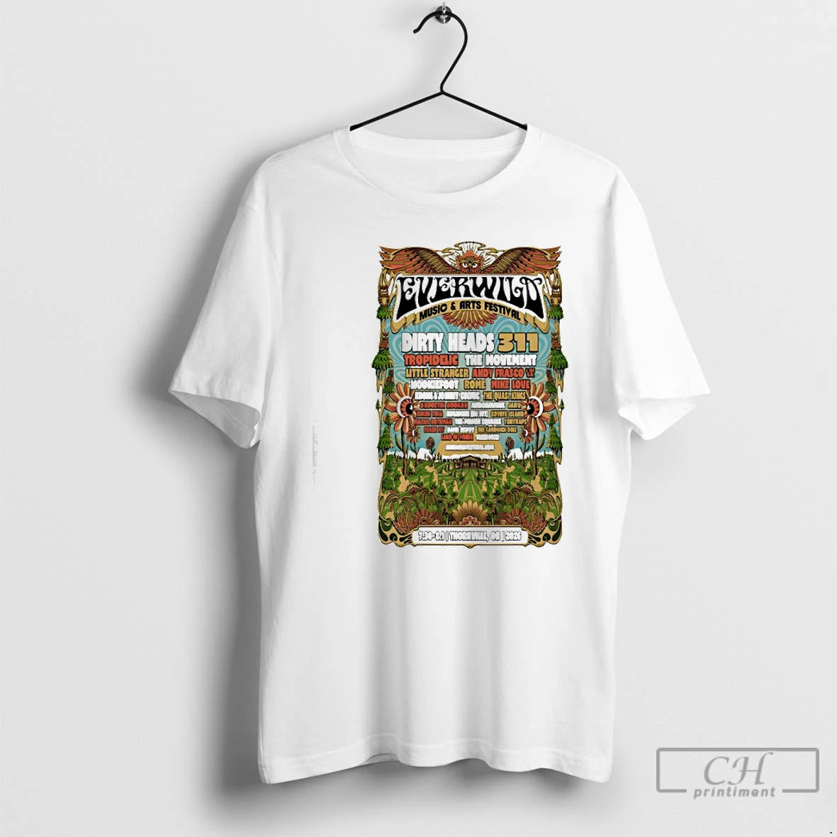 Premium Everwild Music And Arts Festival 7 30 8 1 2026 Thornville Oh T Shirts Hoodie, Sweatshirt | InkRitualCo.com