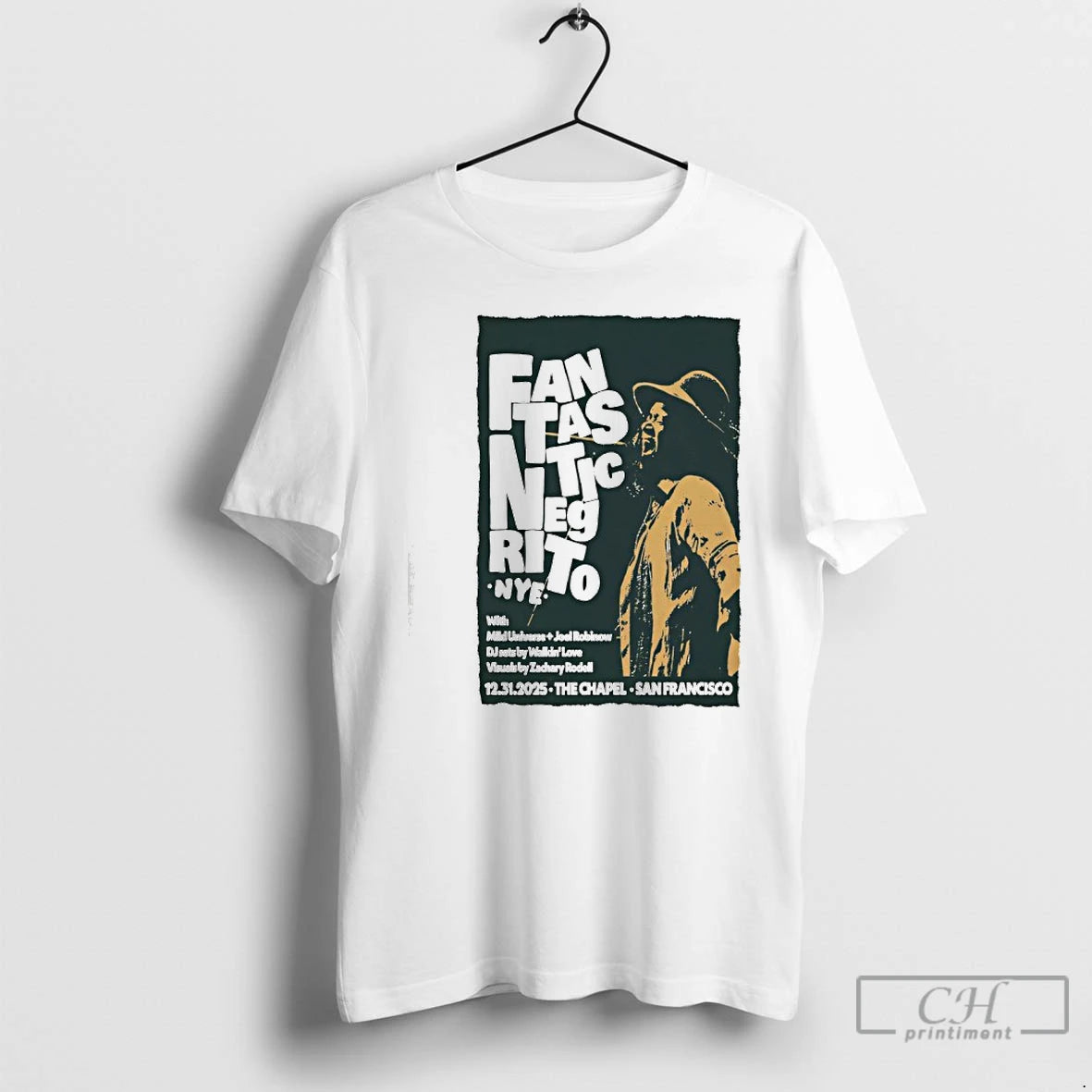 Premium Fantastic Negrito San Francisco Dec 31st 2025 The Chapel T-Shirts, Hoodie, Sweatshirt | InkRitualCo.com