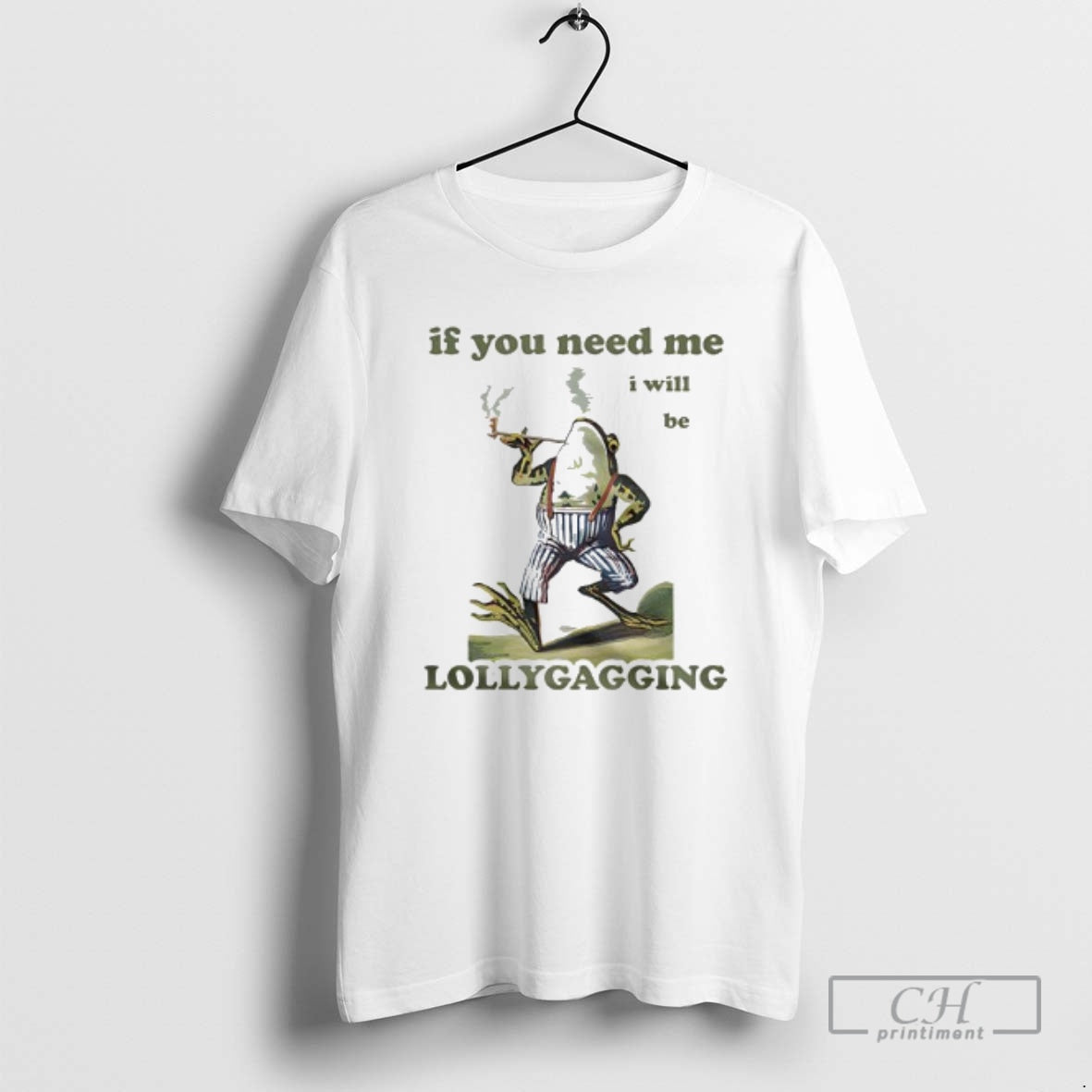 Premium Frog If You Need Me I Will Be Lollygagging Shirt Sweater Hoodie, Sweatshirt | InkRitualCo.com