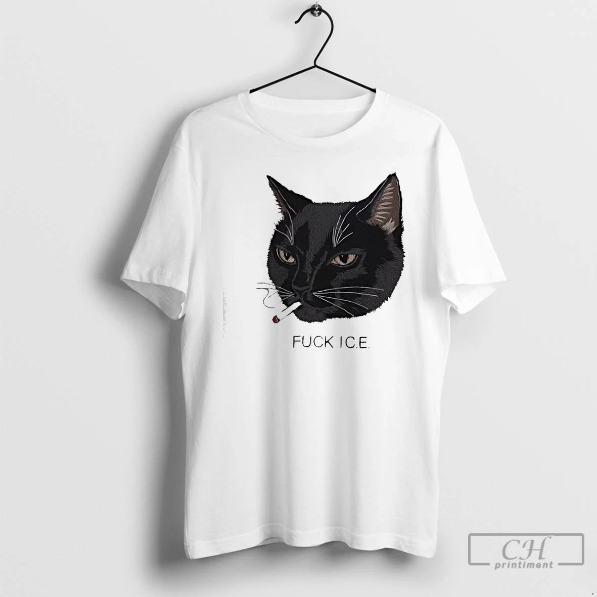 Premium Fuck Ice Smoking Cat T-Shirts, Hoodie, Sweatshirt | InkRitualCo.com