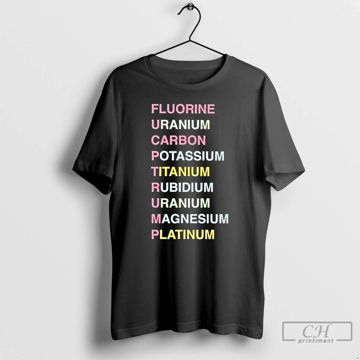 Premium Fuck Trump Chemistry Fluorine Uranium Carbon Potassium Titanium T-Shirts, Hoodie, Sweatshirt | InkRitualCo.com