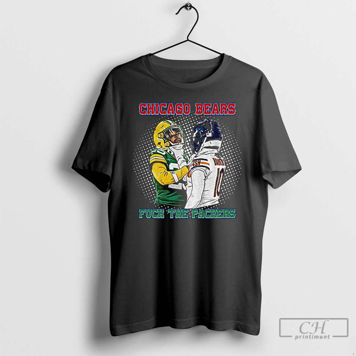 Premium Fuck The Packers Chicago Bear Rivalry Clash Hard Hitting Football T-Shirts, Hoodie, Sweatshirt | InkRitualCo.com