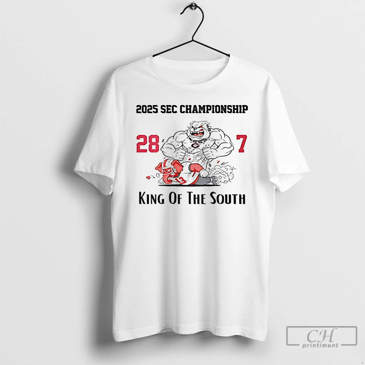 Premium Georgia Bulldogs 2025 Sec Championship King Of The South T-Shirts, Hoodie, Sweatshirt | InkRitualCo.com