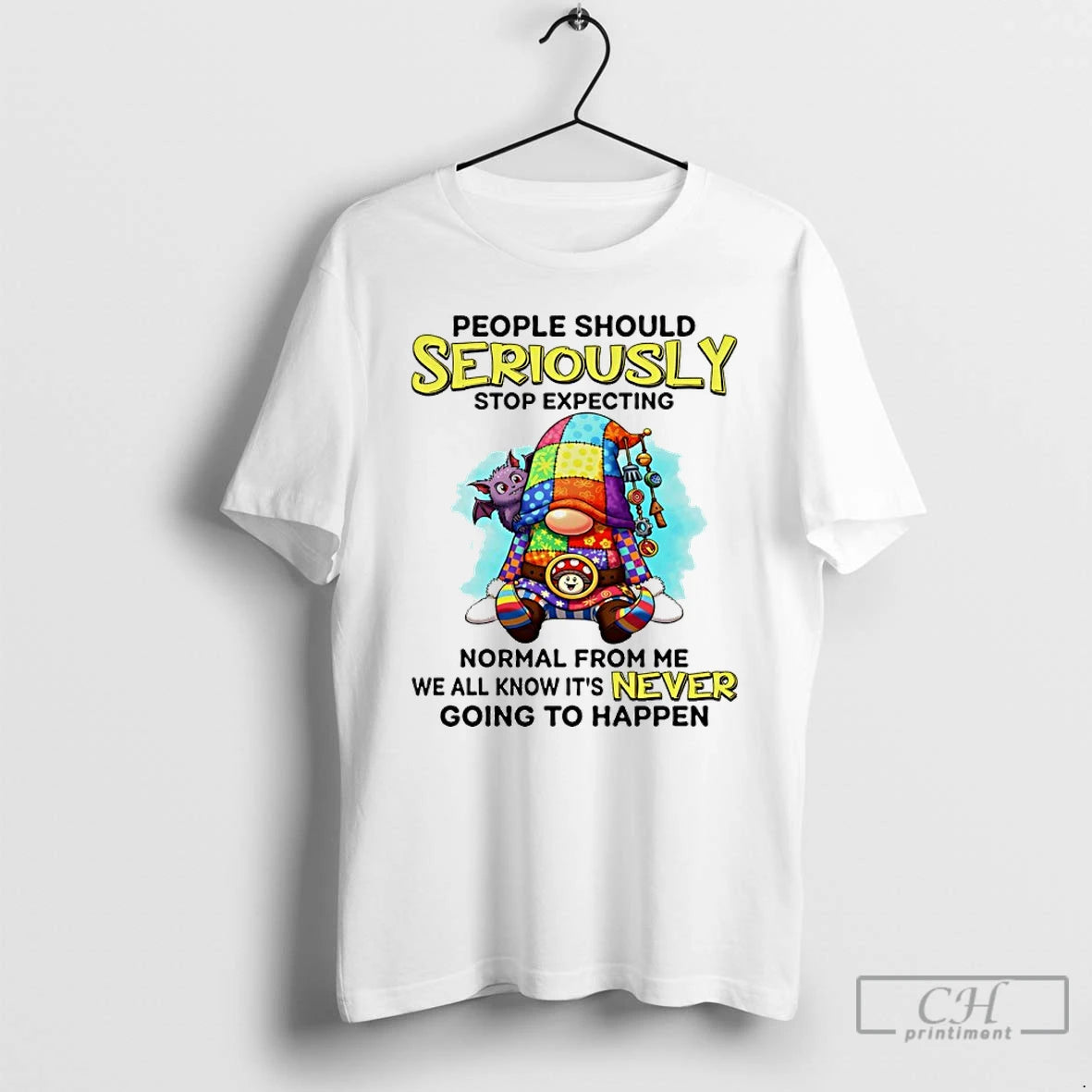 Premium Gnome People Should Seriously Stop Expecting Normal From Me T-Shirts, Hoodie, Sweatshirt | InkRitualCo.com
