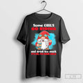 Premium Gnome Some Girls Go Riding And Drink Too Much Its Me T Shirts Sweater Hoodie, Sweatshirt | InkRitualCo.com