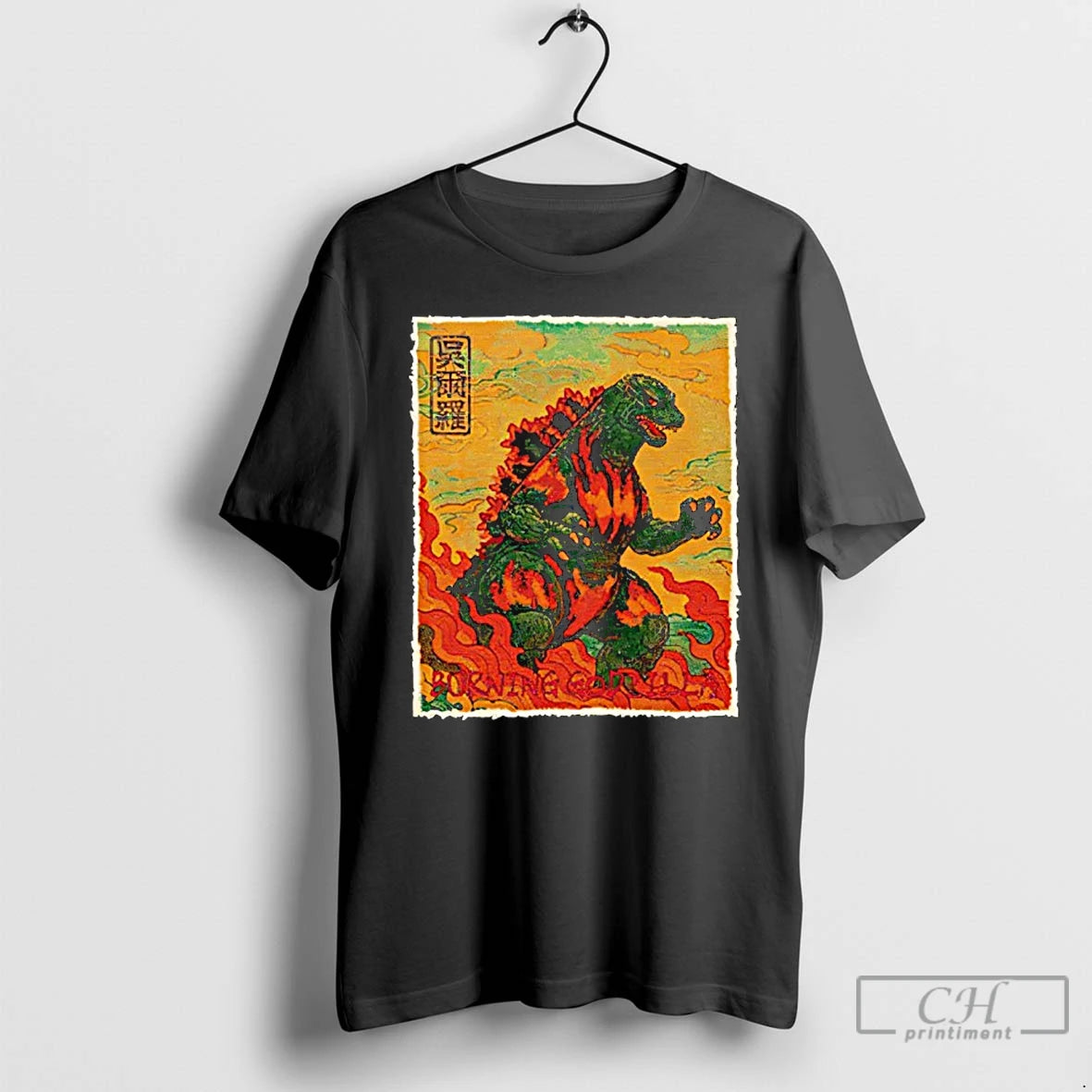 Premium Godzilla Vs Destoroyah 30th Anniversary Scene Illustration T-Shirts, Hoodie, Sweatshirt | InkRitualCo.com