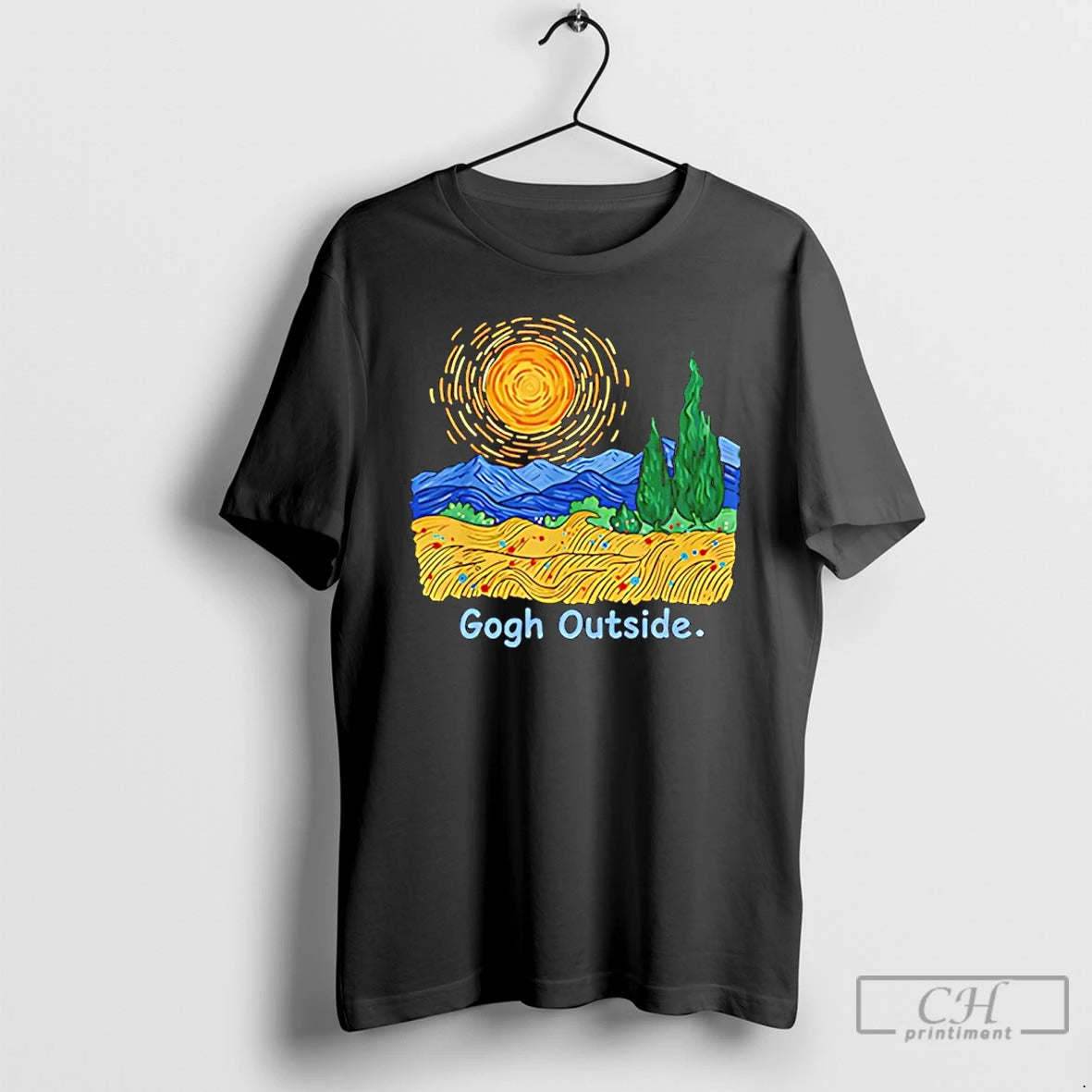 Premium Gogh Outside Starry Night T-Shirts, Hoodie, Sweatshirt | InkRitualCo.com
