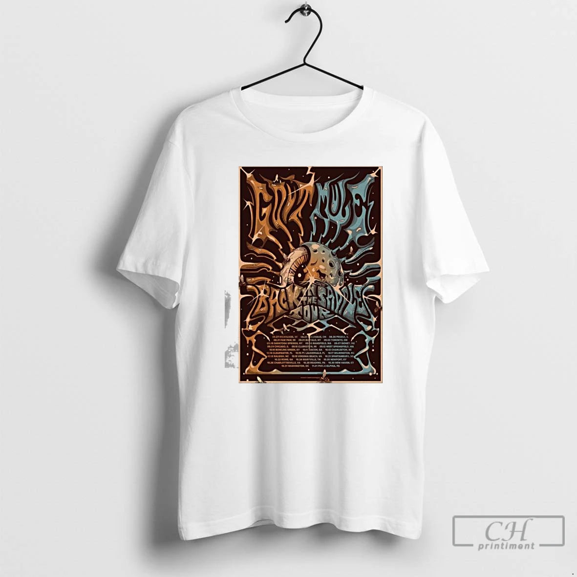 Premium Govt Mule Back In The Saddle Tour 2025 T Shirts Hoodie, Sweatshirt | InkRitualCo.com