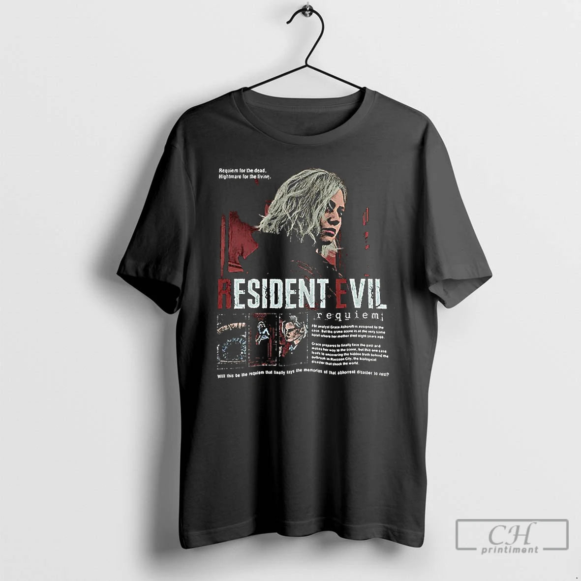 Premium Grace Ashcroft Resident Evil Requiem Ceramic Ceramic And Classic Dad Cap T Shirts Hoodie, Sweatshirt