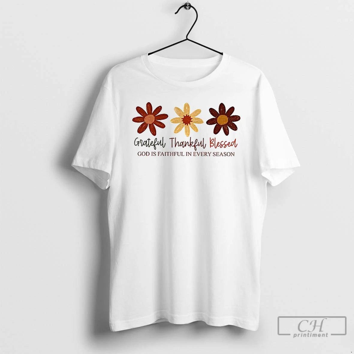 Premium Grateful Thankful Blessed God Is Faithful In Every Season Vintage T Shirts Hoodie, Sweatshirt | InkRitualCo.com