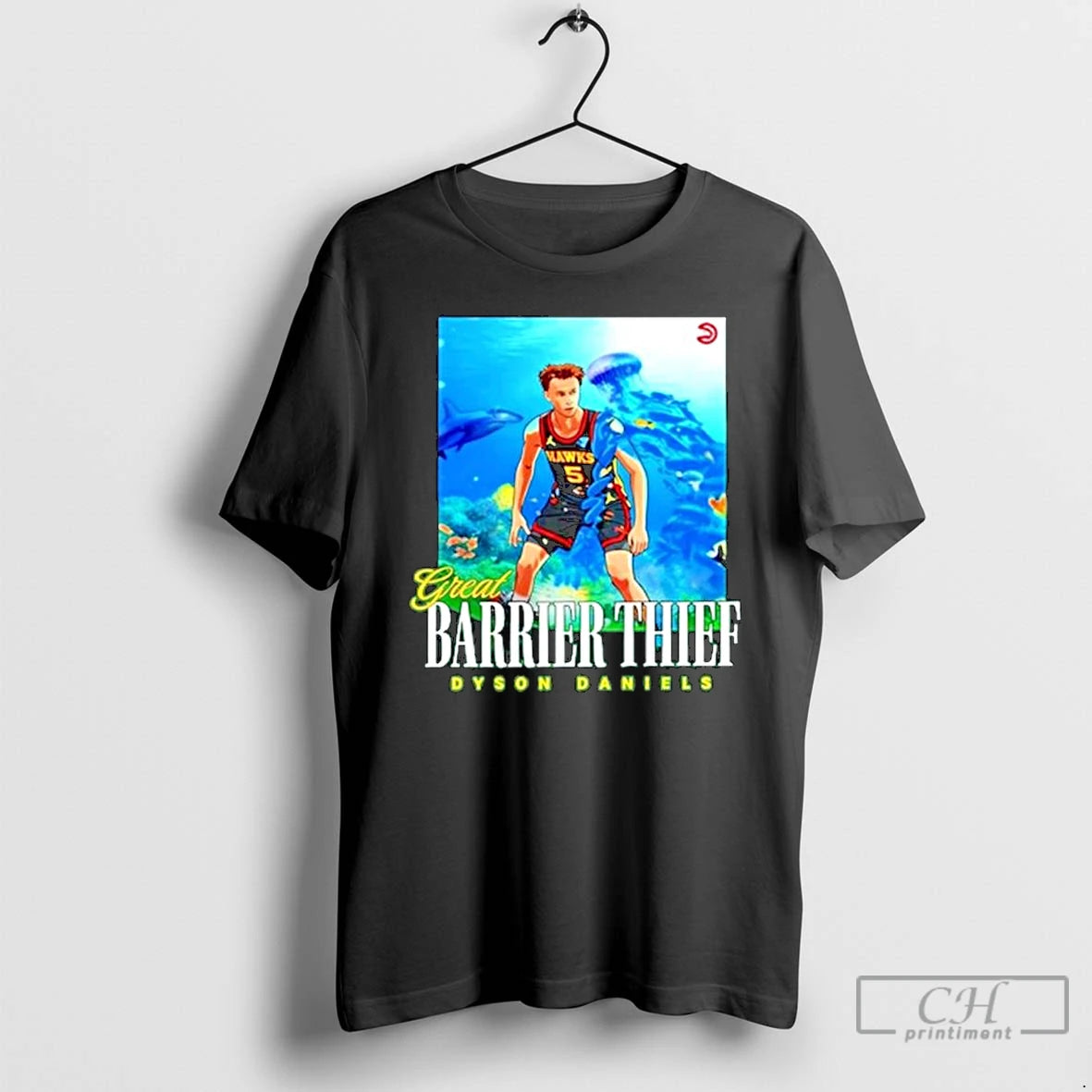 Premium Great Barrier Thief Dyson Daniels Atlanta Hawks Ornaments T Shirts Hoodie, Sweatshirt | InkRitualCo.com