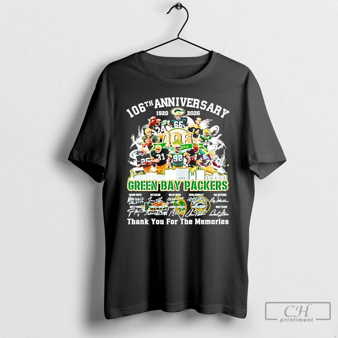 Premium Green Bay Packers 106th Anniversary 1920 2026 Team Players T-Shirts, Hoodie, Sweatshirt | InkRitualCo.com