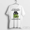 Premium Grinch Cigar Dont Like My Attitude Report Me At Fucktyourselft T-Shirts, Hoodie, Sweatshirt | InkRitualCo.com