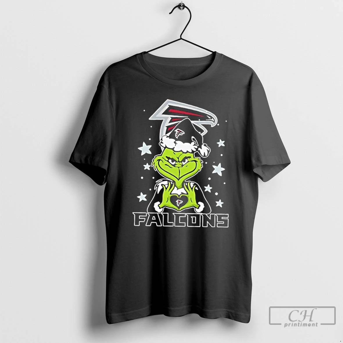 Premium Grinch Love Atlanta Falcons Football Merry Christmas T-Shirts, Hoodie, Sweatshirt | InkRitualCo.com