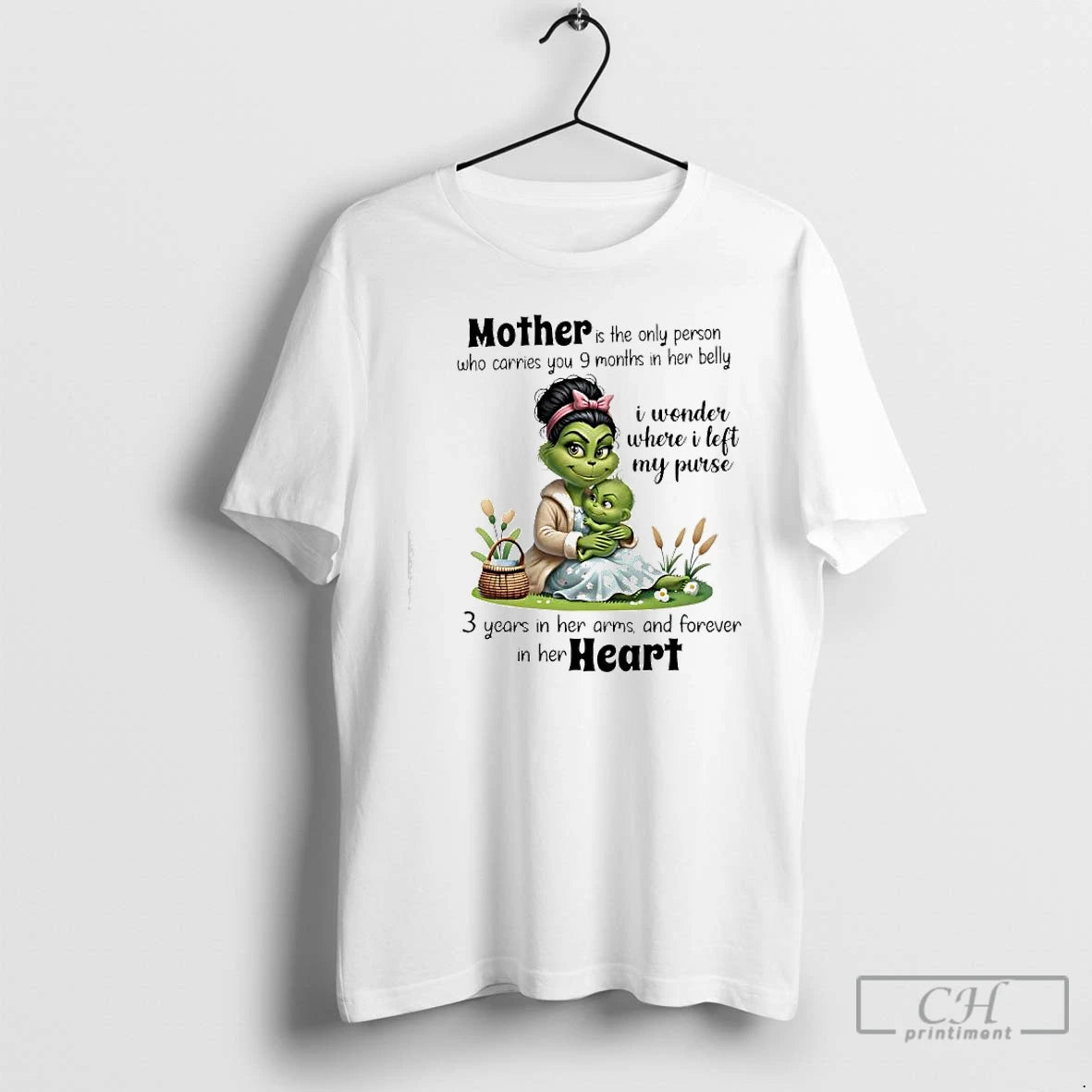 Premium Grinch Mother Is The Only Person Who Carries You 9 Months In Her Belly T-Shirts, Hoodie, Sweatshirt | InkRitualCo.com