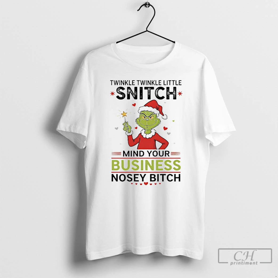 Premium Grinch Twinkle Twinkle Little Snitch Mind Your Business Nosey Bitch T-Shirts, Hoodie, Sweatshirt | InkRitualCo.com