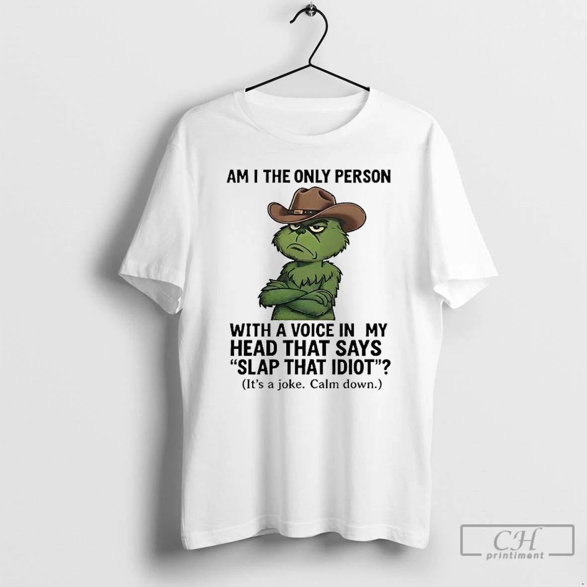 Premium Grinch Am I The Only Person With A Voice In My Head T Shirts Hoodie, Sweatshirt | InkRitualCo.com