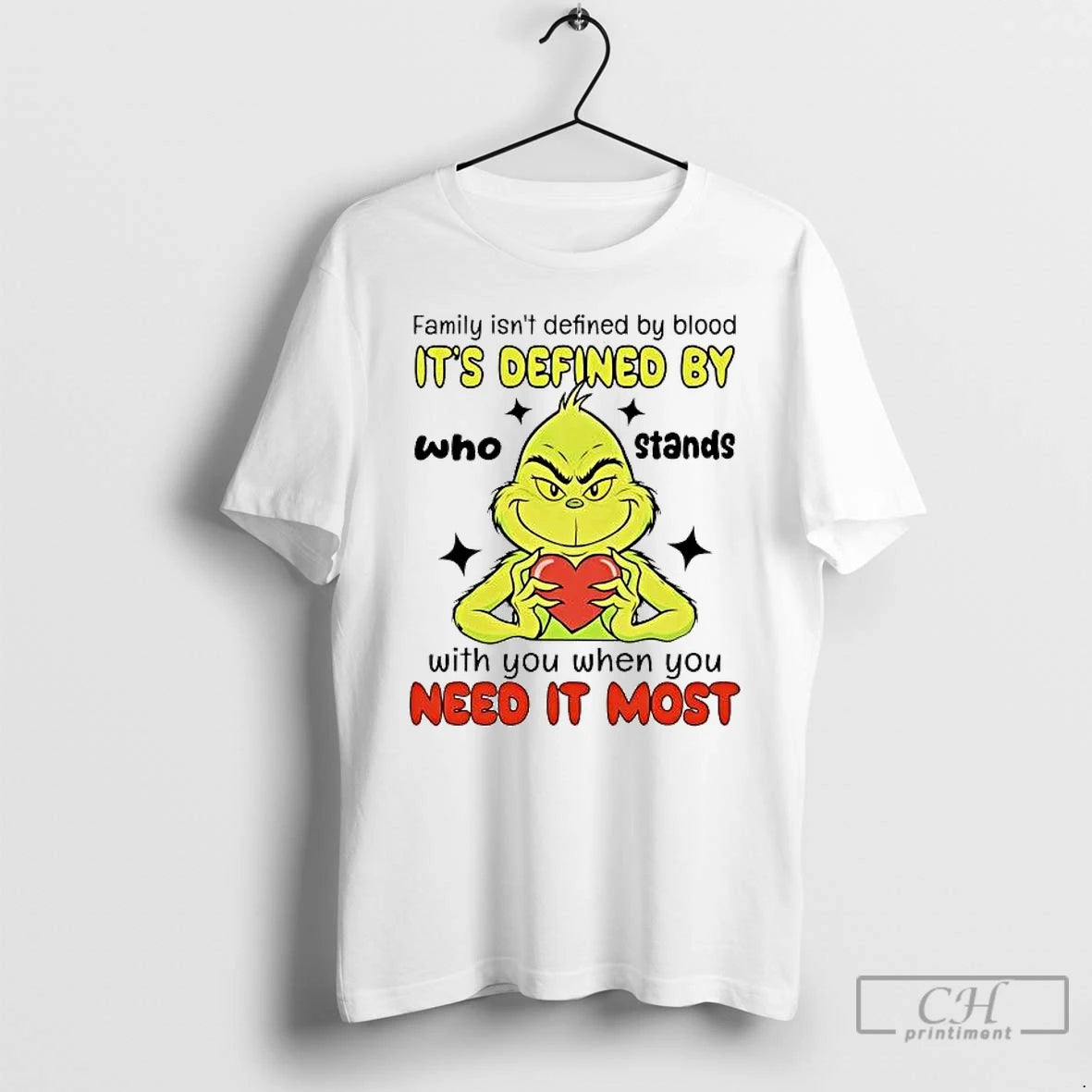 Premium Grinch Family Isnt Defined By Blood Its Defined T-Shirts, Hoodie, Sweatshirt | InkRitualCo.com