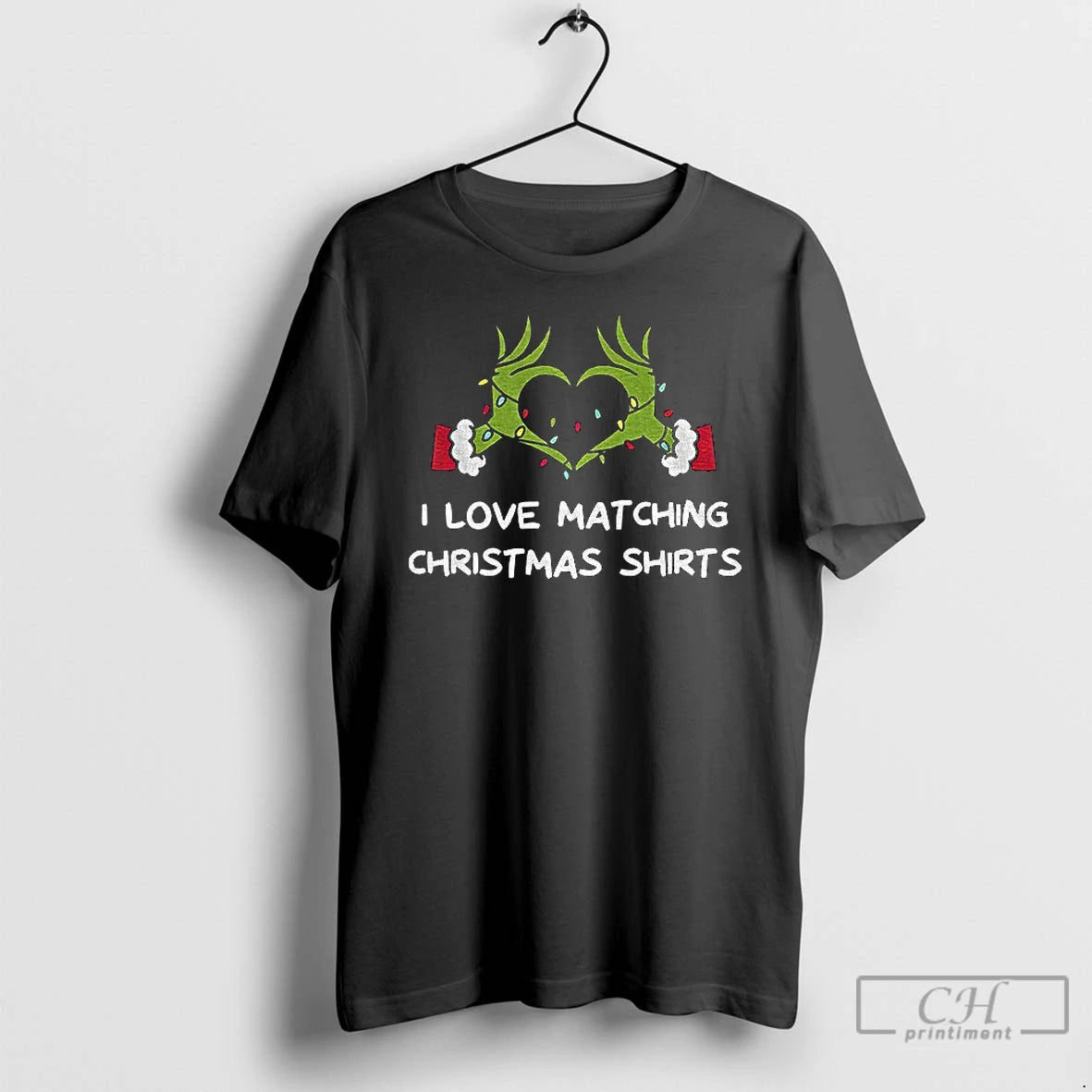 Premium Grinch Hands I Love Matching Christmas Shirts Merry Xmas Hoodie, Sweatshirt | InkRitualCo.com