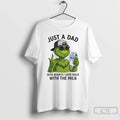 Premium Grinch Just A Dad Who Always Came Back With The Milk T Shirts Sweater Hoodie, Sweatshirt | InkRitualCo.com