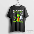 Premium Grinch Let Me Check My Giveashitometer Nope Nothing Christmas T-Shirts, Hoodie, Sweatshirt | InkRitualCo.com