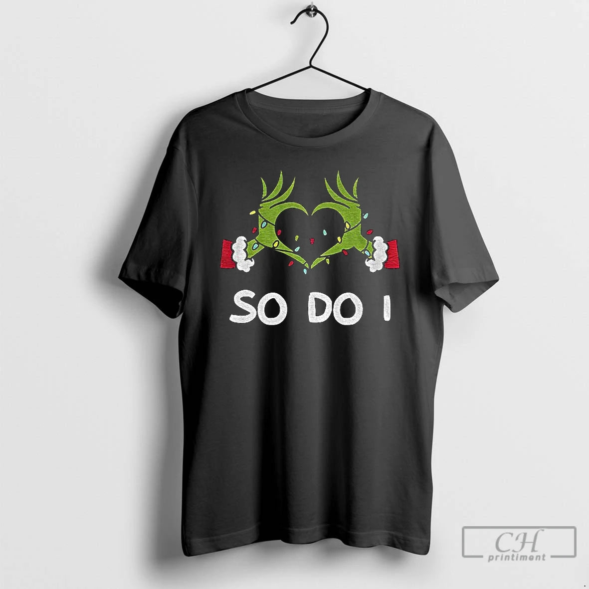 Premium Grinch Love Hands Sign So Do I Merry Christmas T-Shirts, Hoodie, Sweatshirt | InkRitualCo.com