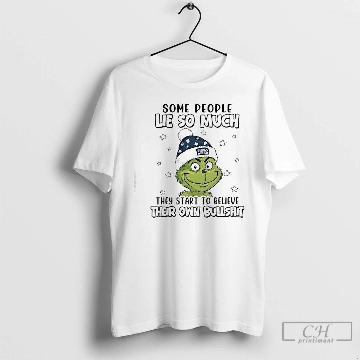 Premium Grinch Some People Lie So Much They Start To Believe Their Own Bullshit T-Shirts, Hoodie, Sweatshirt