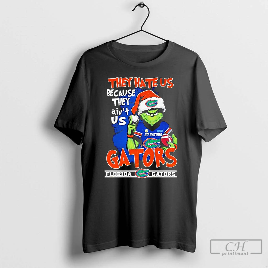 Premium Grinch They Hate Us Because They Aint Us Florida Gators T Shirts Hoodie, Sweatshirt | InkRitualCo.com