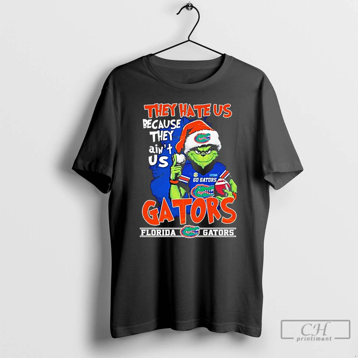 Premium Grinch They Hate Us Because They Aint Us Florida Gators T Shirts Hoodie, Sweatshirt | InkRitualCo.com