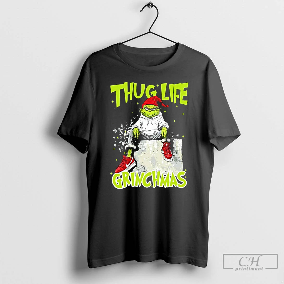 Premium Grinch Thug Life Grinchmas T Shirts Hoodie, Sweatshirt | InkRitualCo.com