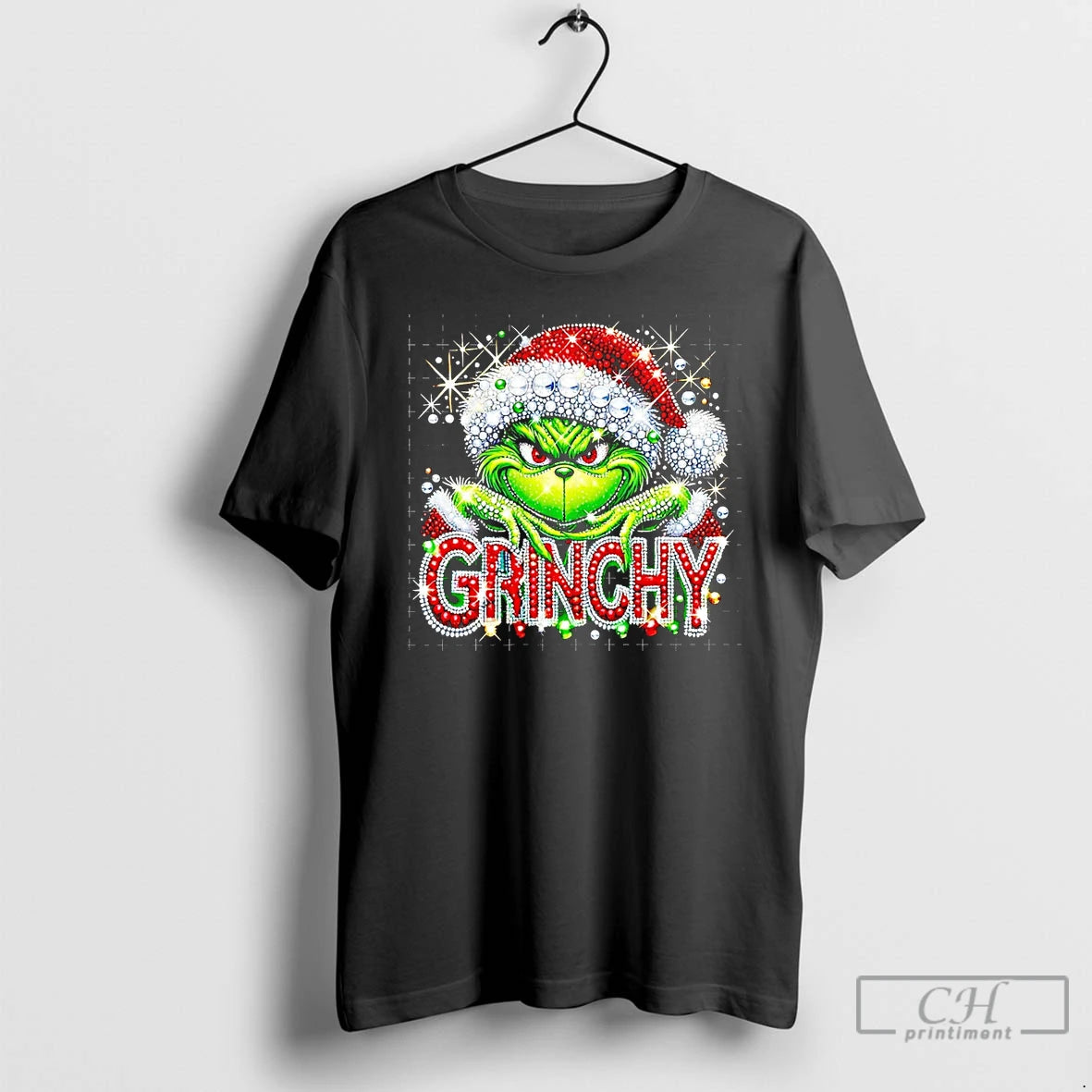 Premium Grinchmas Rhinestone Christmas T Shirts Hoodie, Sweatshirt | InkRitualCo.com