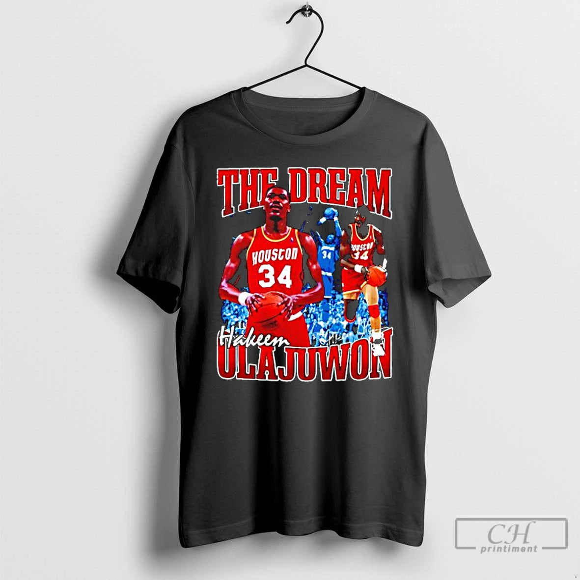 Premium Hakeem Olajuwon The Dream Basketball Legend Signature Vintage T-Shirts, Hoodie, Sweatshirt | InkRitualCo.com