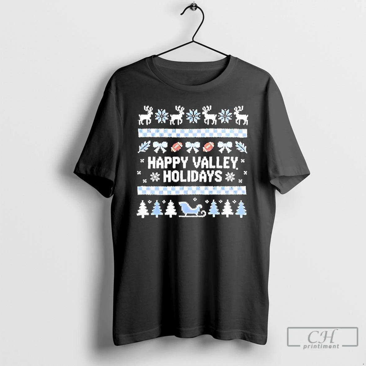 Premium Happy Valley Holidays Christmas Ugly T-Shirts, Hoodie, Sweatshirt | InkRitualCo.com
