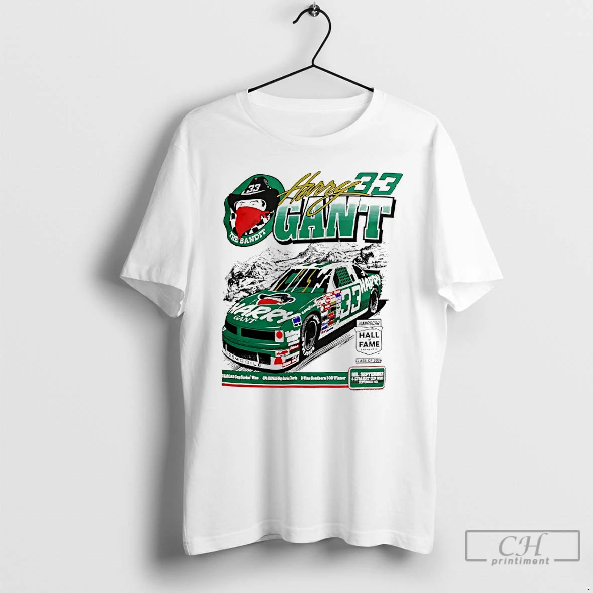 Premium Harry Gant 33 Nascar Hall Of Fame Inductee Signature T-Shirts, Hoodie, Sweatshirt | InkRitualCo.com