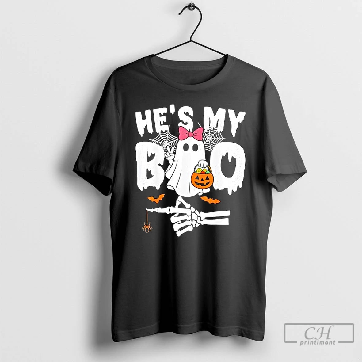 Premium Hes My Boo Matching Halloween Couples Shes My Boo T Shirts Hoodie, Sweatshirt | InkRitualCo.com