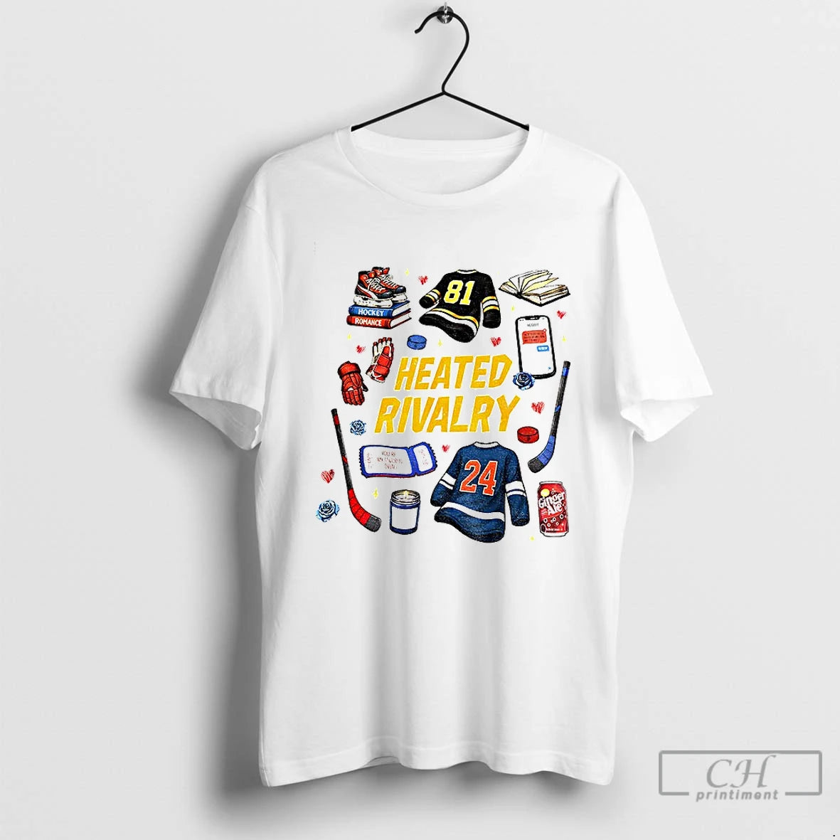 Premium Hockey Heated Rivalry Hollander Rozanov Lgbt Love T-Shirts, Hoodie, Sweatshirt | InkRitualCo.com