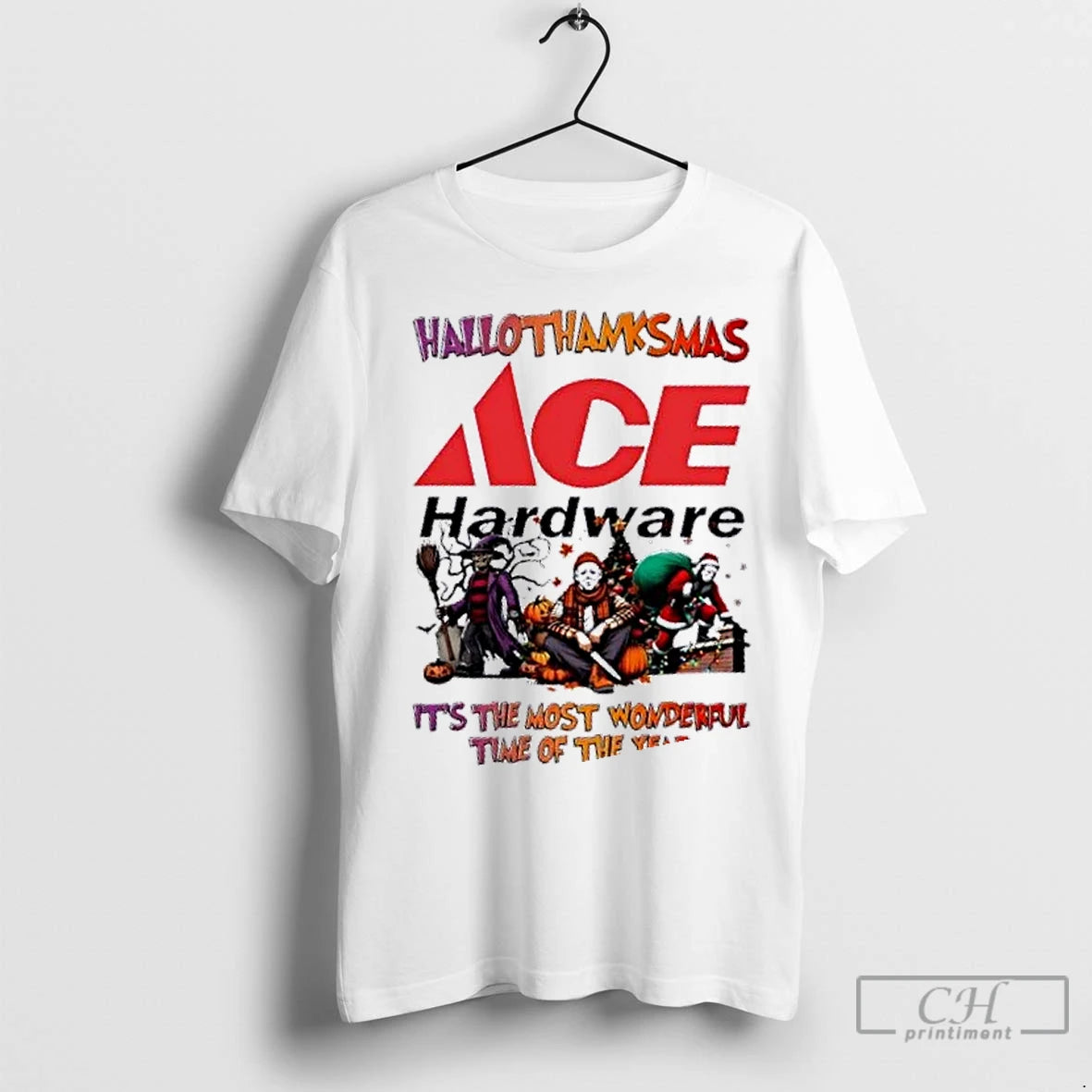 Premium Horror Movies X Ace Hardware Tyson Its The Most Wonderful Time Of The Year T-Shirts, Hoodie, Sweatshirt