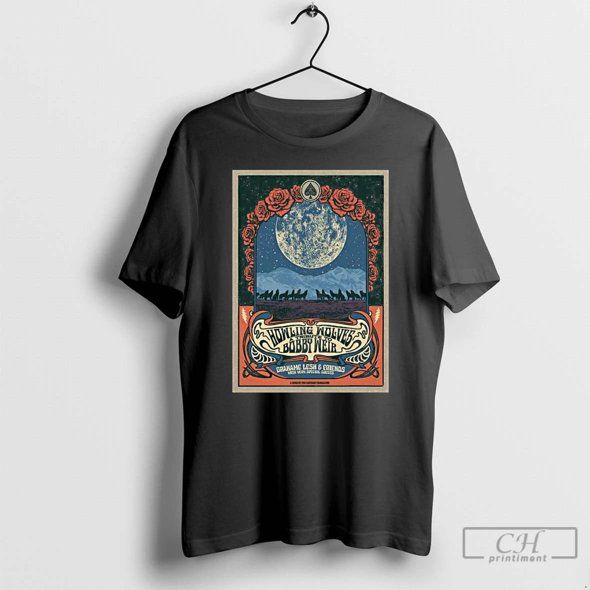 Premium Howling Wolves Bobby Weir Jan 17 2026 The Fillmore T-Shirts, Hoodie, Sweatshirt | InkRitualCo.com