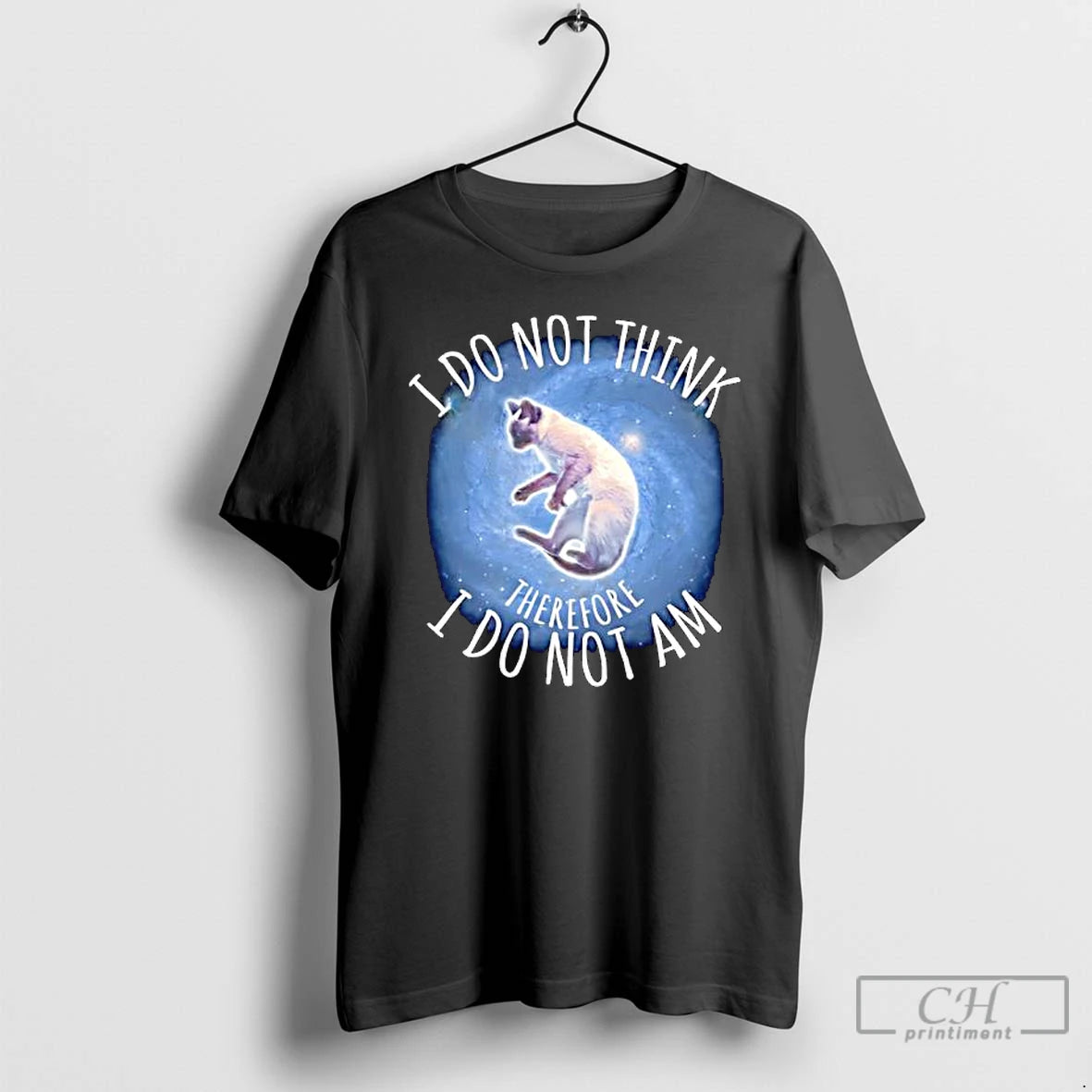 Premium I Do Not Think Therefore I Do Not Am Cat Graphic T Shirts Sweater Hoodie, Sweatshirt | InkRitualCo.com