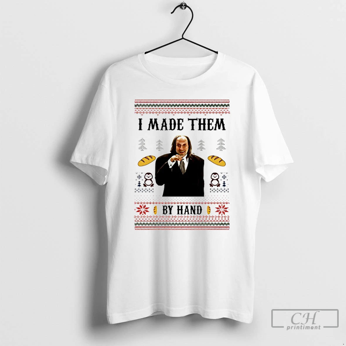 Premium I Made Them By Hand Ugly Christmas T-Shirts, Hoodie, Sweatshirt | InkRitualCo.com