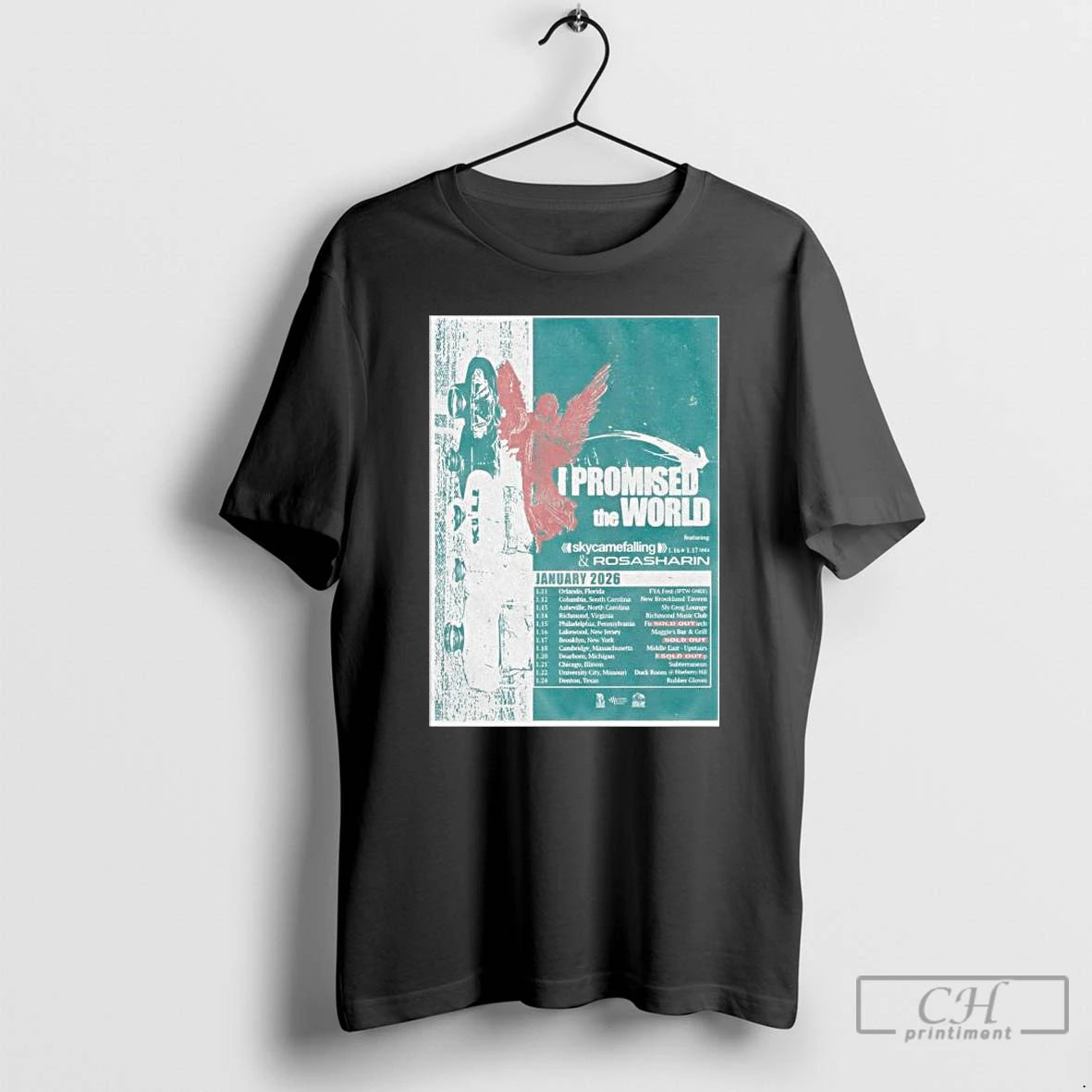 Premium I Promised The World Tour January 2026 T-Shirts, Hoodie, Sweatshirt | InkRitualCo.com