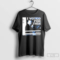 Premium I Voted For This Trump Middle Finger T-Shirts, Hoodie, Sweatshirt | InkRitualCo.com