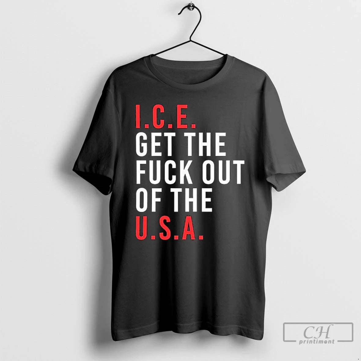 Premium Ice Get The Fuck Out Of The Usa T-Shirts, Hoodie, Sweatshirt | InkRitualCo.com
