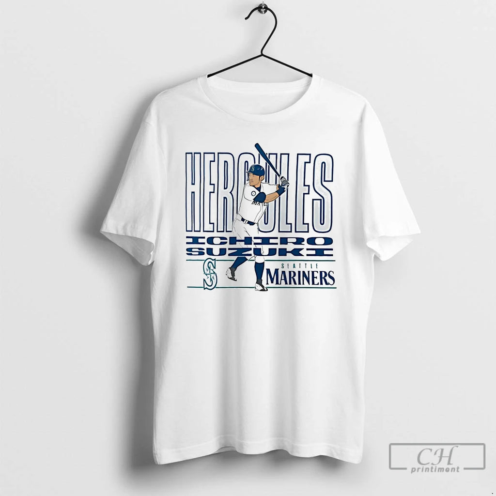 Premium Ichiro Suzuki Hercules Seattle Mariners T-Shirts, Hoodie, Sweatshirt | InkRitualCo.com