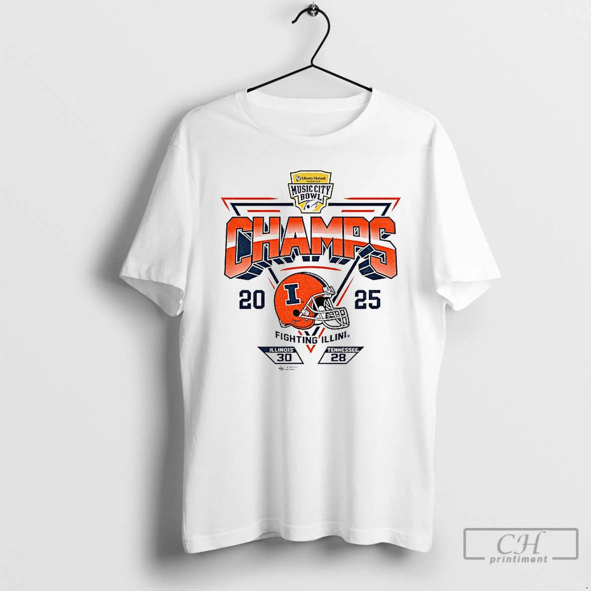 Premium Illinois Fighting Illini Football 2025 Transperfect Music City Bowl Fighting Illini T Shirts Sweater Hoodie,...